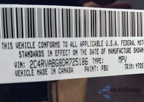 2013 Volkswagen Routan Se из США, поврежденный, VIN 2C4RVABG8DR725186